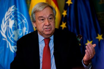 El secretario general de Naciones