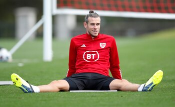 Gareth Bale se mostró feliz