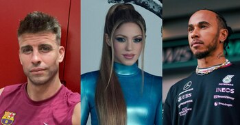 Gerard Piqué, Shakira y Lewis