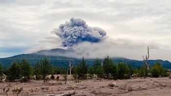 Uno de los volcanes más
