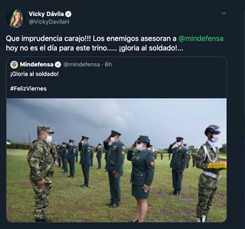 El tuiter del ministro de