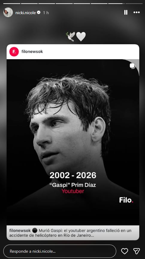 El choque de helicópteros en Río de Janeiro también causó la muerte de Gaspar “Gaspi” Prim Díaz y del cantante estadounidense Oliver Tree