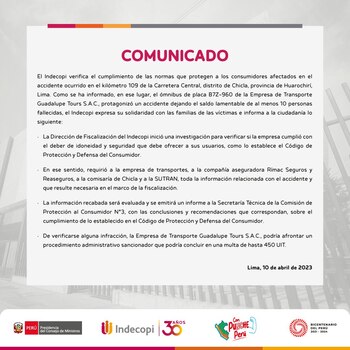 Empresa de bus que dejó