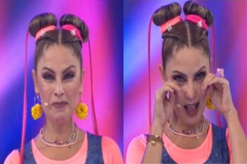 Karina Rivera llora de emoción