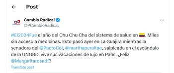 Cambio Radical se unió a