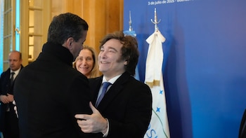 Javier Milei recibió a Santiago