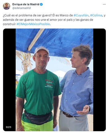 El polémico material fue publicado