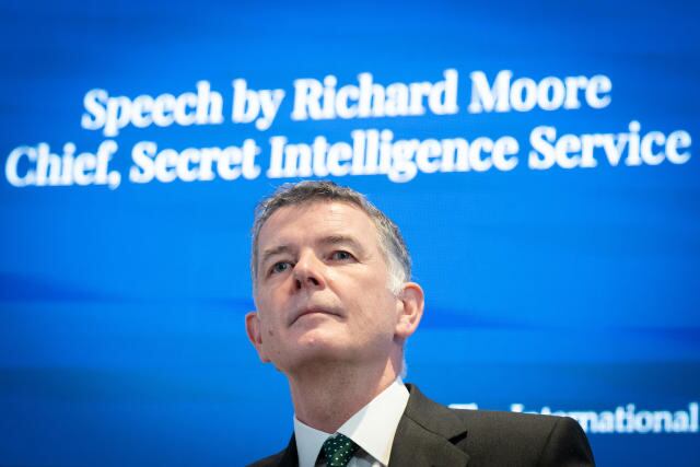 El jefe del MI6 Richard Moore (Stefan Rousseau/PA Images via Getty Images)