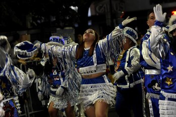 Una de las comparsas porteñas