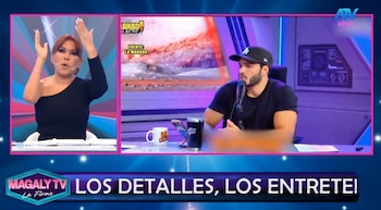 Magaly Medina zomba de Mario Irivarren após ele dizer que não irá para sua casa:
