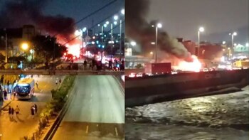 Incendio en Vía Evitamiento genera