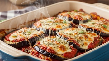Receta de berenjenas a la parmesana, rápida y fácil