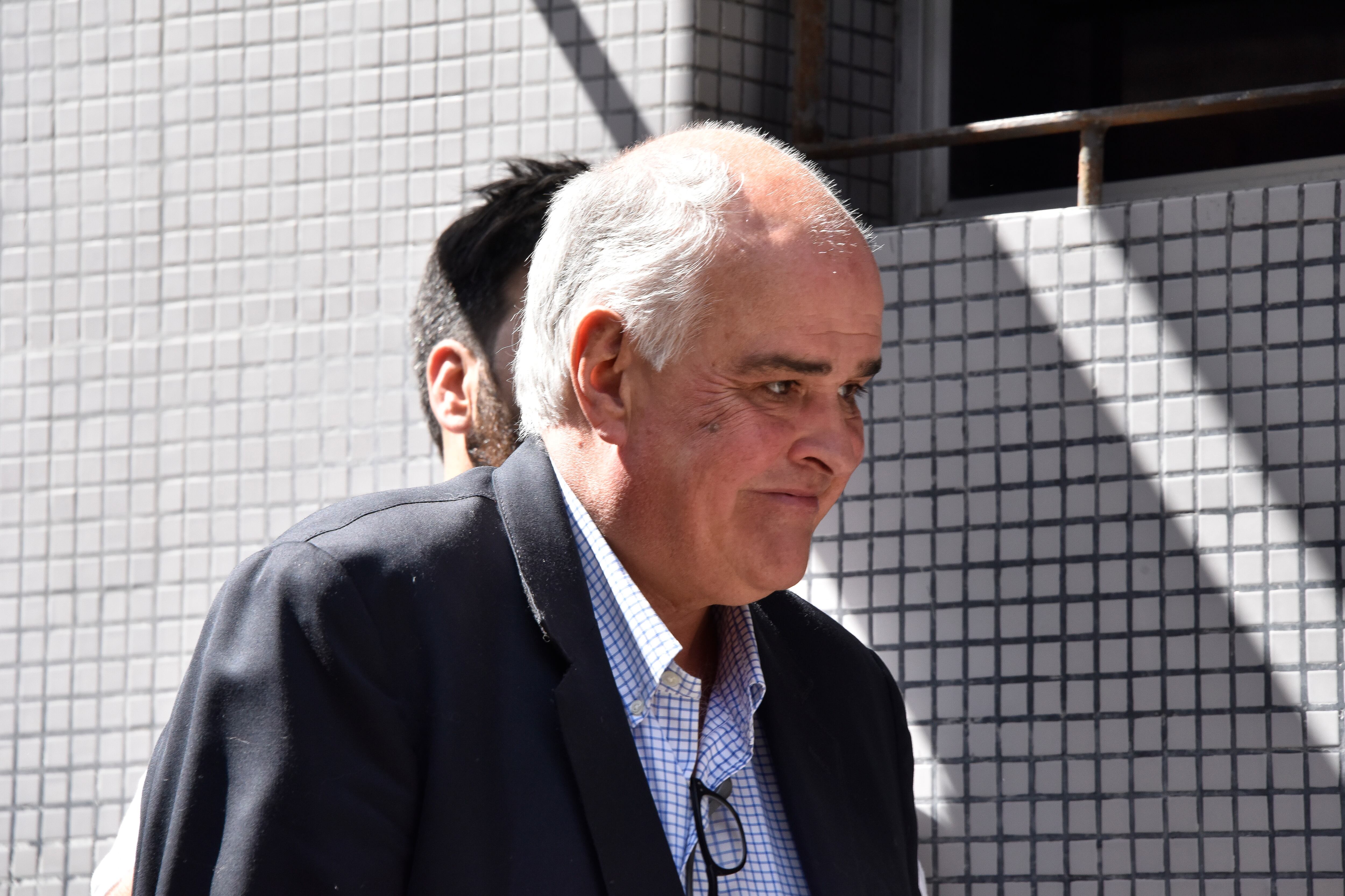 Gustavo Penadés, al llegar a un juzgadol de Montevideo (Uruguay) (EFE/Federico Gutiérrez)