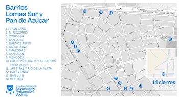 El mapa con los primeros