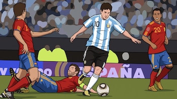 El día que Messi lideró la categórica goleada de Argentina ante la selección de España campeona del mundo