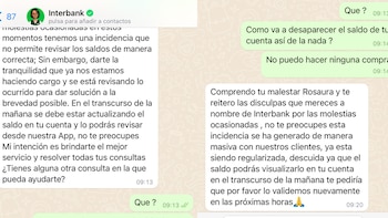 Respuesta de un trabajador de