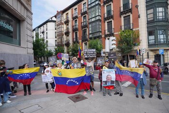 Venezolanos en Bilbao piden por