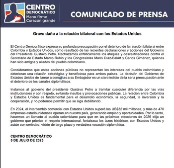 El partido político liderado por