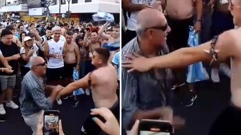 Un hombre se metió en