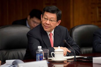 Foto de archivo: El ministro chino de Comercio Exterior, Chen Deming. (EFE/Ed Jones)