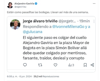 Alejandro Gaviria denunció amenazas en
