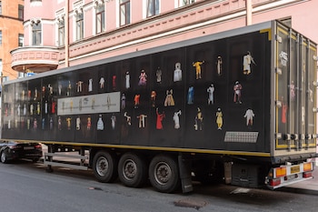 Transporte de escenografía