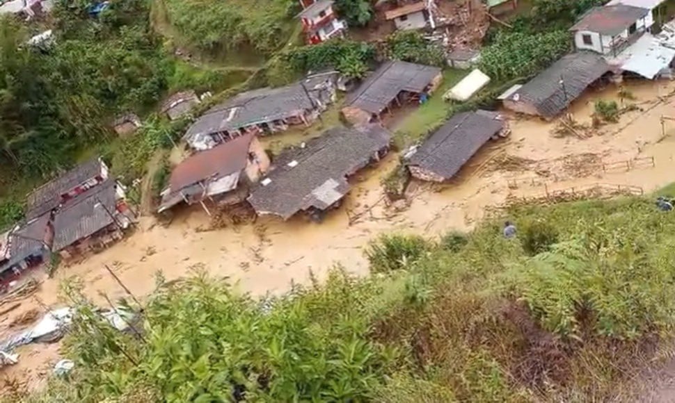 Las emergencias en Montebello, Antioquia, suelen incluir incendios, inundaciones, deslizamientos y tormentas eléctricas - crédito Ungrd