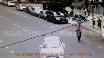 El momento de la huida