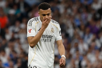 Mbappé fue uno de los jugadores que quedó en el ojo de la tormenta tras la decepcionante temporada del Real Madrid (EFE/ Sergio Perez)