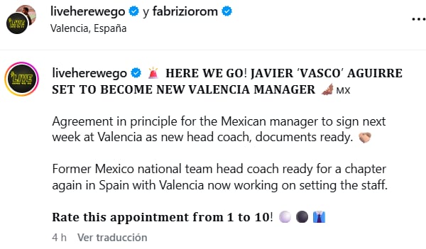 El “Vasco” está a un paso de volver a los banquillos de LaLiga con un contrato inicial hasta el final de la campaña, mientras se afinan los últimos detalles de la operación.