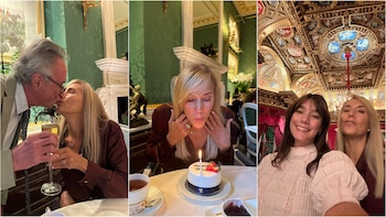 Marina Borensztein festejó sus 60 años en Londres con Oscar Martínez y su hija: “Me siento más plena que a los 40”