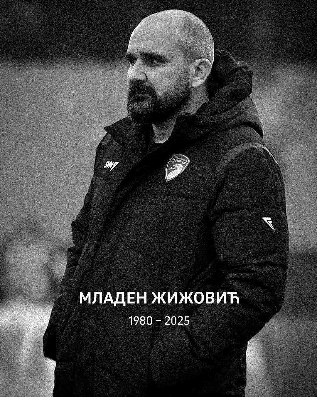 Mladen Žižović falleció a los 44 años