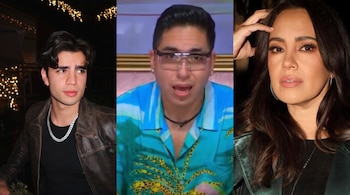 Tres imágenes en paralelo muestran a un hombre joven con chaqueta negra, un hombre con gafas transparentes y una mujer de cabello oscuro.