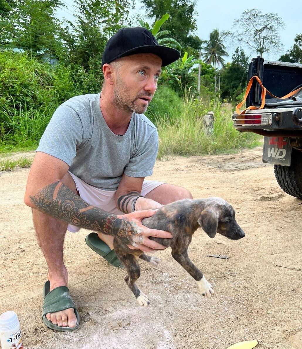 Niall Harbison, fundador del refugio. (Crédito: X @NiallHarbison)