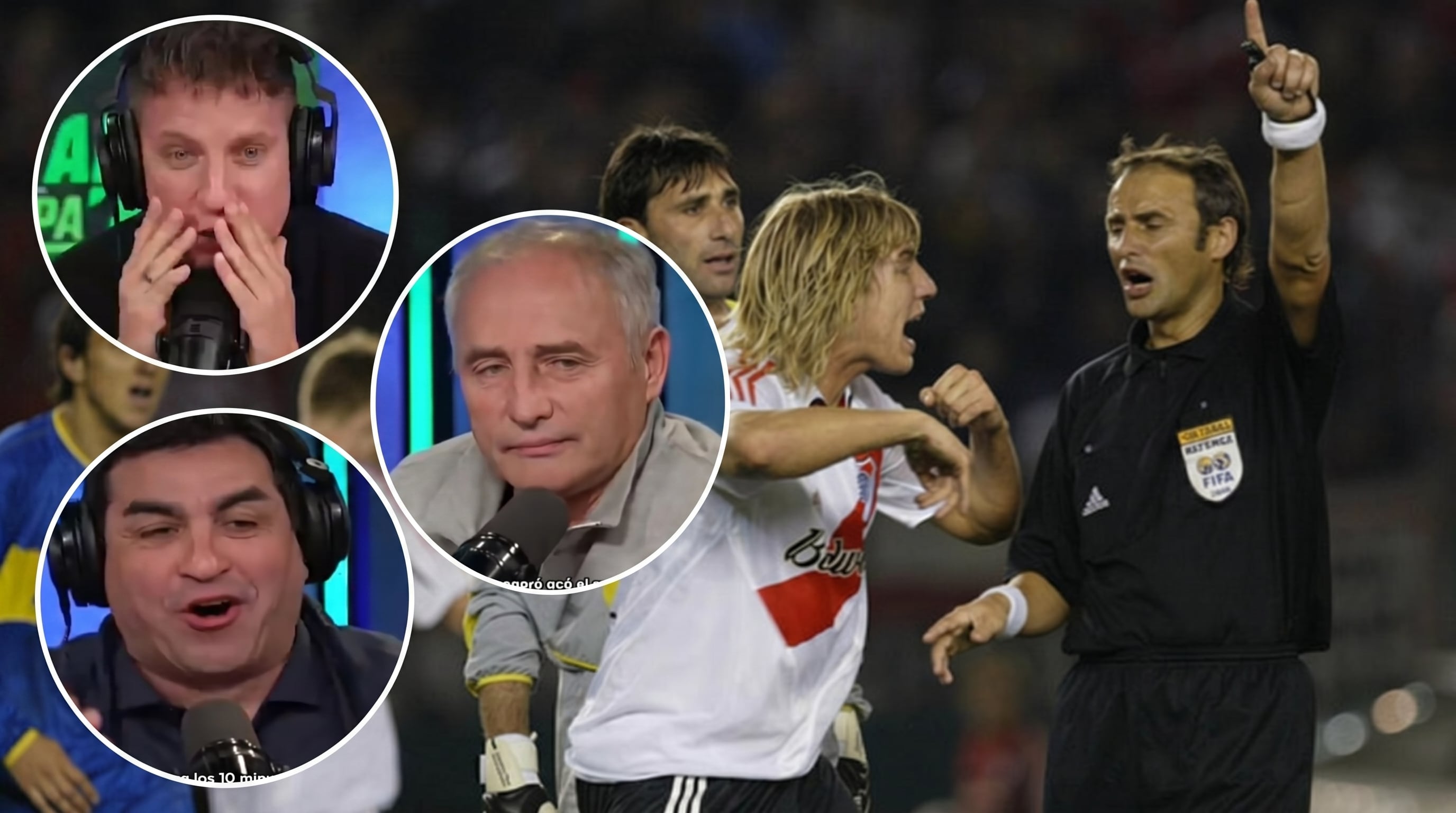 Baldassi se defendió del reclamo histórico de López por penal no cobrado en River-Boca 2004