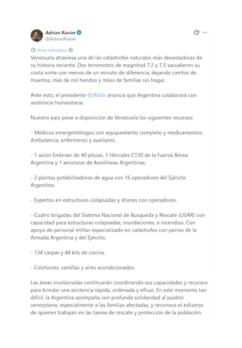 Tuit Adrian Ravier