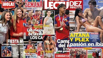 Las revistas del corazón esta semana: la victoria de la selección tiñe de rojo el kiosco