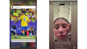 Pilar Rubio consoló a su hijo y también a su nieta Salomé, quien se mostró afectada por la eliminación - crédito @marjajua14/ Instagram