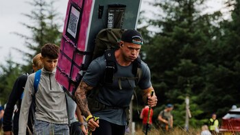 Un hombre caminó 112 kilómetros