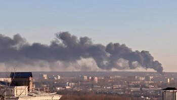 Ucrania atacó con drones una