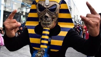 Iron Maiden en El Salvador: Salvadoreños y extranjeros listos para ver a la doncella de hierro del heavy metal