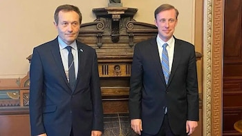 Gustavo Beliz y Jake Sullivan