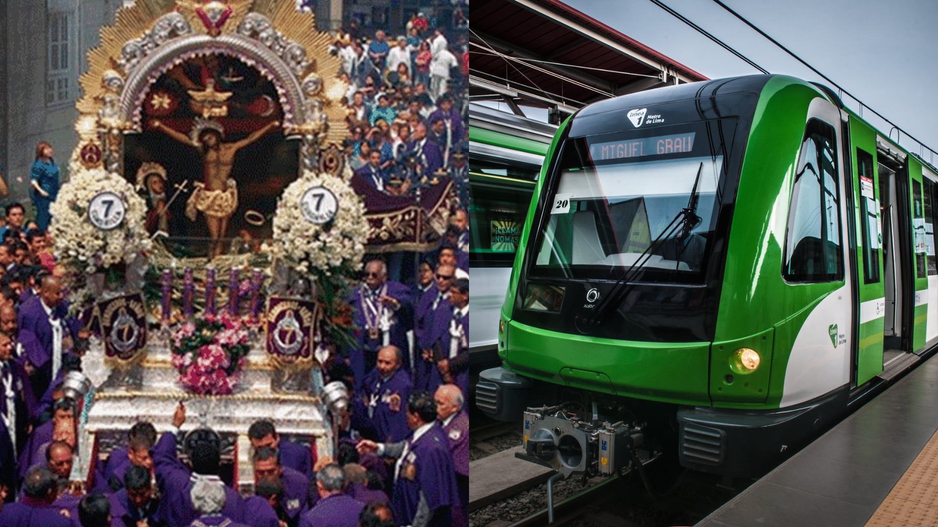 Señor de los Milagros: qué estaciones de la Línea 1 del Metro de Lima usar para llegar a los últimos recorridos de octubre y noviembre