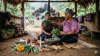 Saberes tradicionales y espiritualidad maya Q’eqchi’ se encuentran en taller dedicado al equilibrio físico y emocional en Guatemala