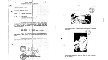 Apartados del expediente sobre el