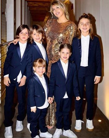 Wanda saludó junto a sus hijos con un fuerte mensaje: "Sé libre" (Foto: Instagram)