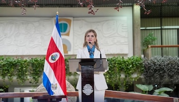 La presidenta de Costa Rica, Rodríguez Fernández, aclaró que su gobierno no mantiene relaciones diplomáticas con Nicaragua ni tiene embajada en ese país. (Cortesía: Presidencia de la República)