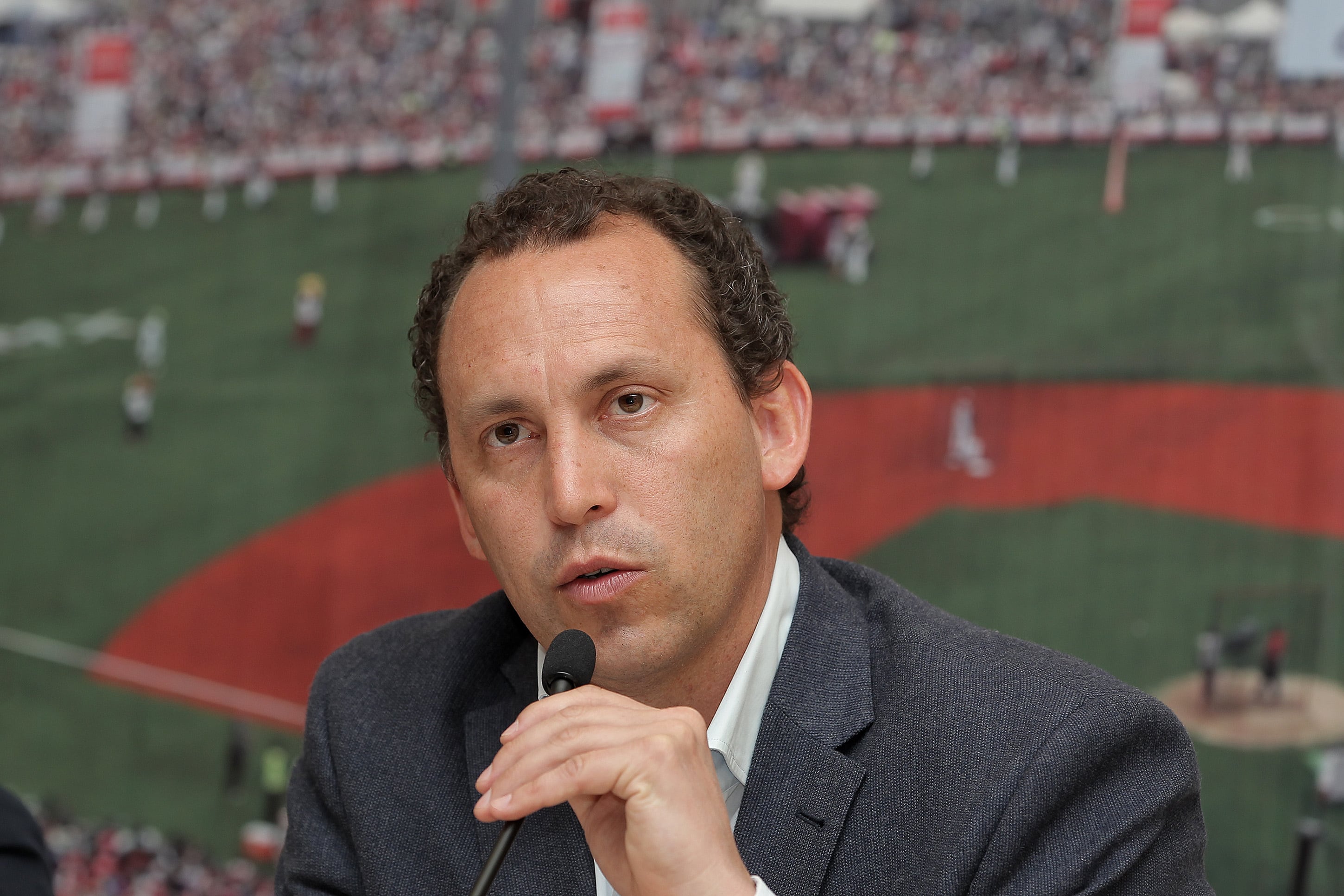 El director de la Liga Mexxicana de Beisbol, Horacio de la Vega. EFE/Alex Cruz/Archivo