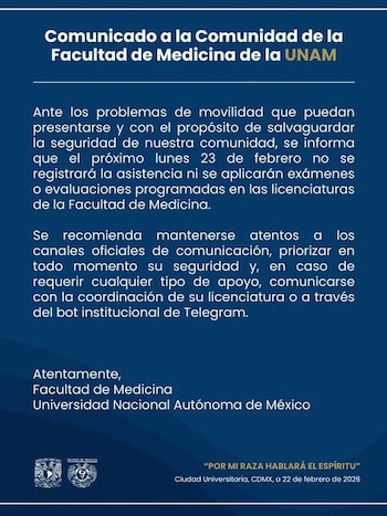 La Facultad de Medicina de