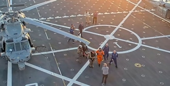 El amerizaje fue exitoso y la tripulación pudo llegar a Tierra